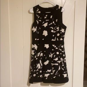 party dress, exposed zipper, a line with pockets